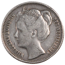 NETHERLANDS, 1/2 Gulden, 1908, KM #121.2, EF(40-45), Silver, 22, 4.96