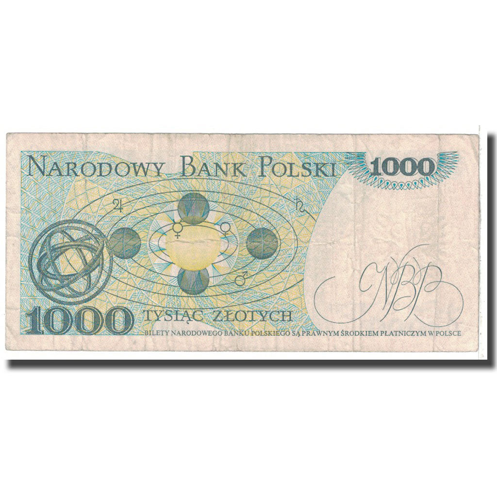 Banconote, Polonia, 1000 Zlotych, 1952, 1952-06-01, KM:146c, MB