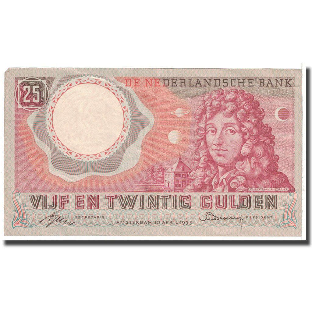 Banknote, Netherlands, 25 Gulden, 1955, 1955-04-10, KM:87, EF(40-45)