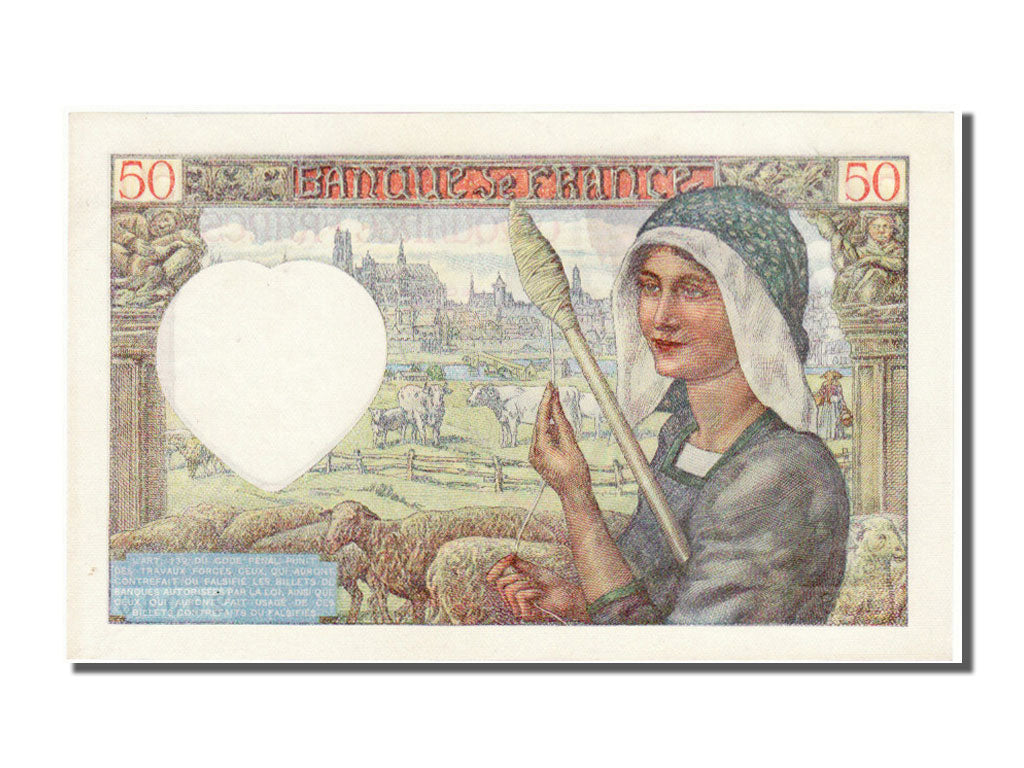 FRANCE, 50 Francs, 1941, KM #93, 1941-01-23, , Fayette #19.5