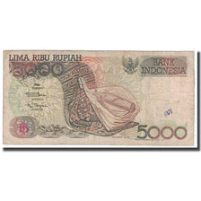 Billete, 5000 Rupiah, 1992, Indonesia, KM:130a, RC