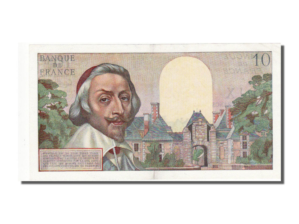 FRANCE, 10 Nouveaux Francs, 1959, KM #142a, 1959-07-02, UNC(65-70), Fayette...