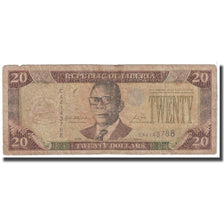 Banknote, Liberia, 20 Dollars, 2006, KM:28c, VG(8-10)