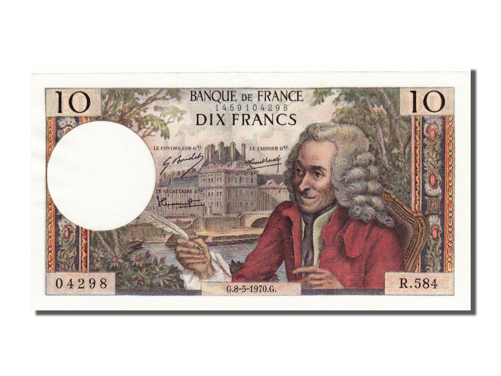 FRANCE, 10 Francs, 1970, KM #147c, 1970-05-08, UNC(64), Fayette #62.44