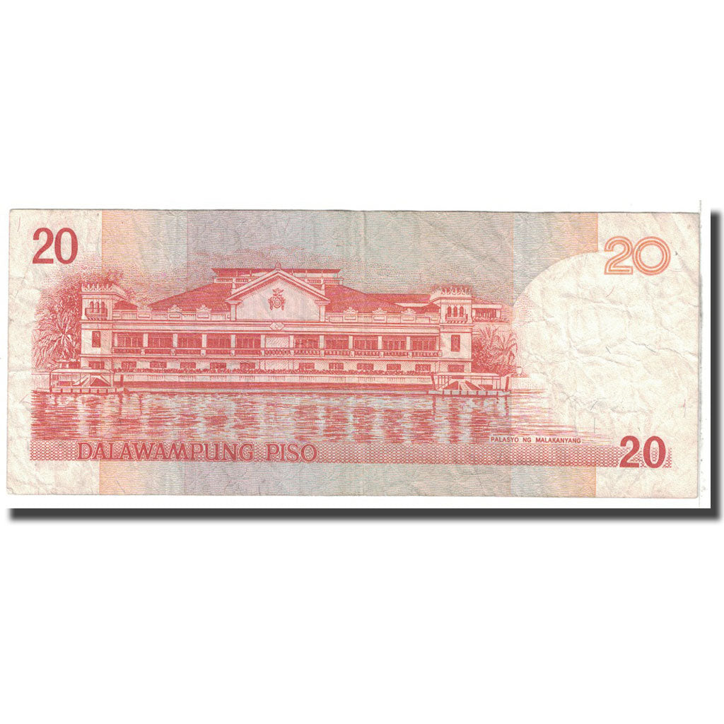 Banknote, Philippines, 20 Piso, 2001, KM:182h, VF(20-25)