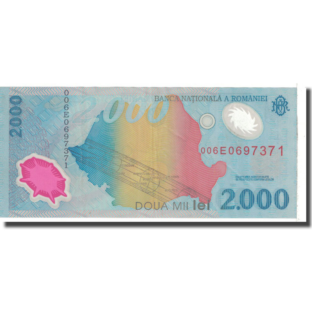 Biljet, Roemenië, 2000 Lei, 1999, KM:111a, TTB