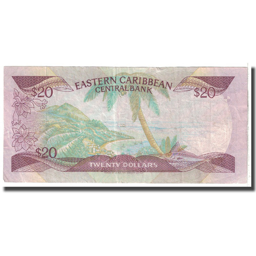Banknote, East Caribbean States, 20 Dollars, 2003, KM:44v, VF(20-25)