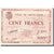 France, Saint-Omer, 100 Francs, 1940, SPL
