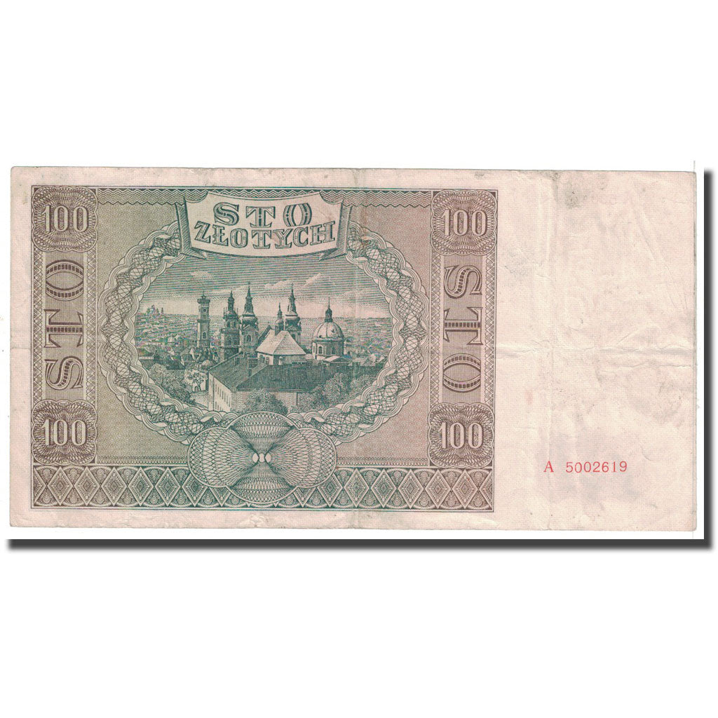 Banknote, Poland, 100 Zlotych, 1941, 1941-08-01, KM:103, EF(40-45)