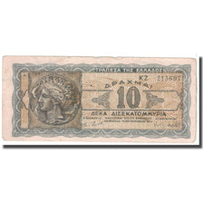 Banknote, Greece, 10,000,000,000 Drachmai, 1944, 1944-10-20, KM:134a, EF(40-45)