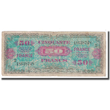 France, 50 Francs, 1944, VG(8-10), KM:117a