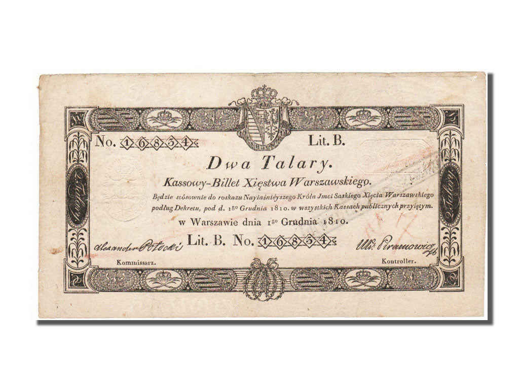 Poland, 2 Talary, 1810, 1810-12-01, AU(55-58)