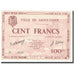 France, Saint-Omer, 100 Francs, 1940, série B, numéro 2610, UNC(63)