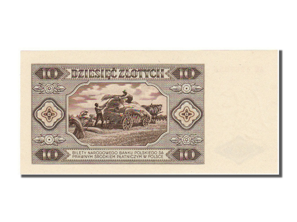 Poland, 10 Zlotych, 1948, 1948-07-01,