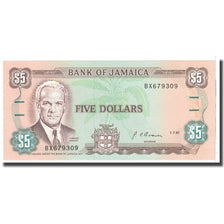 Banknote, Jamaica, 5 Dollars, 1991, 1991-07-01, KM:70d, UNC(65-70)