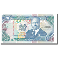 Banknote, Kenya, 20 Shillings, 1993, 1993-09-14, KM:31a, UNC(65-70)