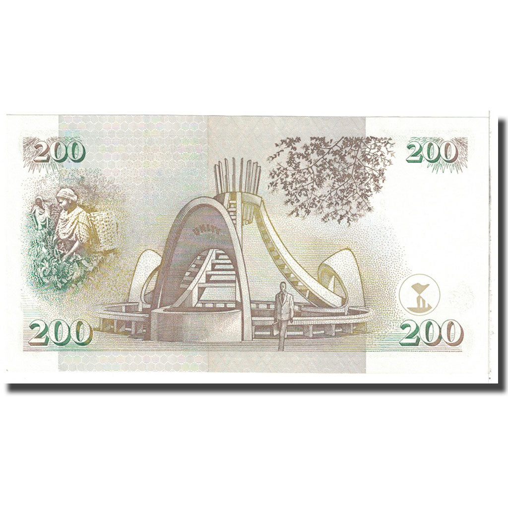 Banknote, Kenya, 200 Shillings, 1996, 1996-07-01, KM:38a, UNC(65-70)