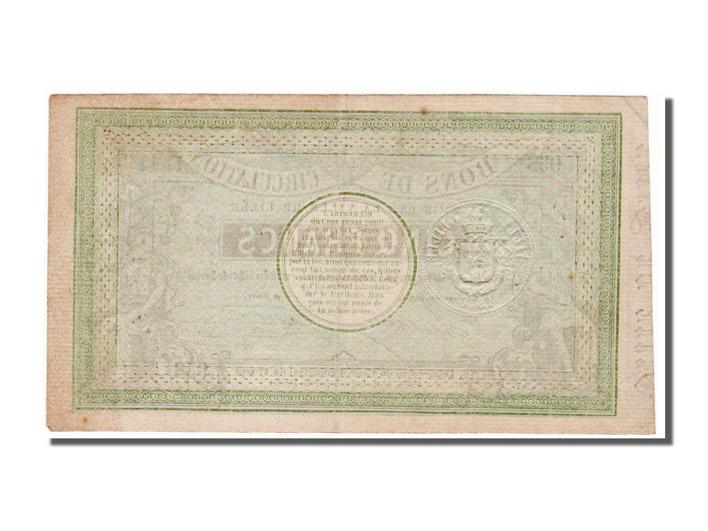 Banknote, 5 Francs, 1870, France, AU(55-58)
