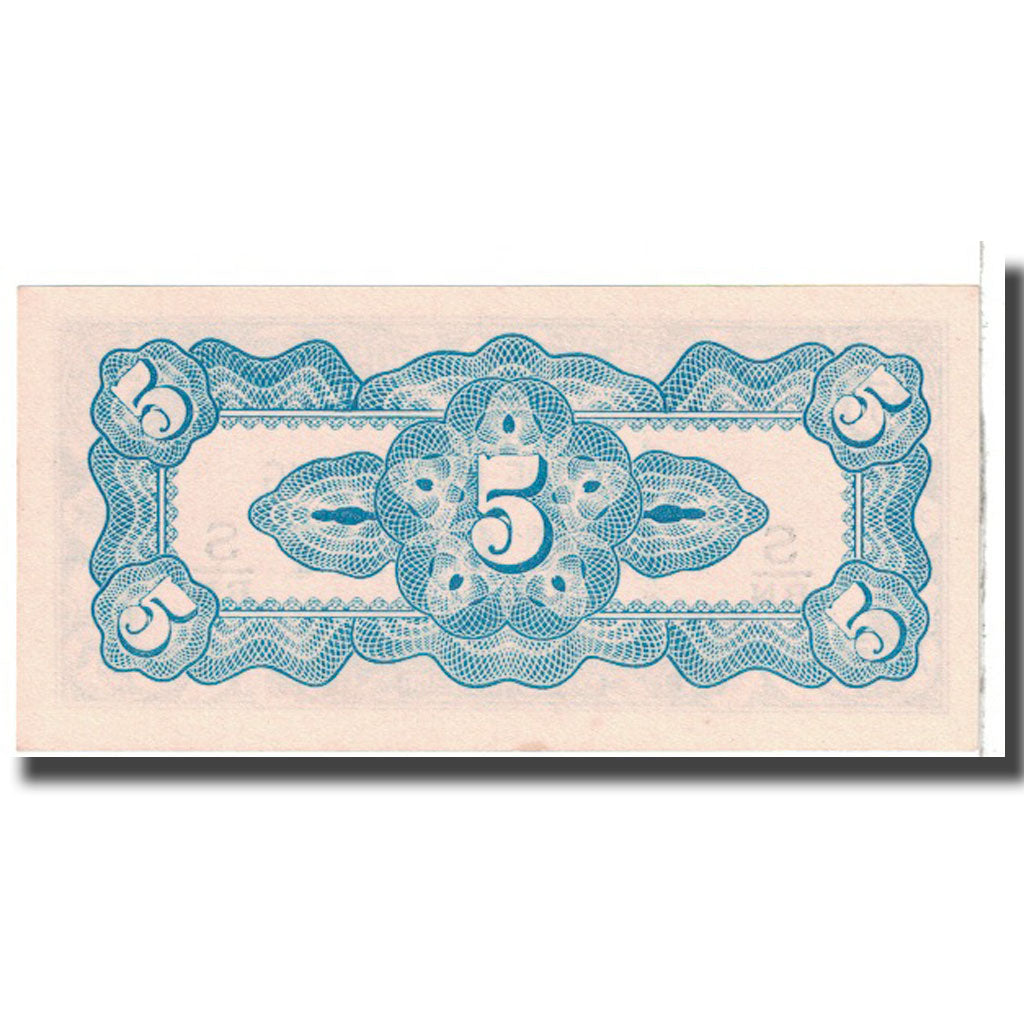 Banknote, Netherlands Indies, 5 Cents, 1942, KM:120c, UNC(63)