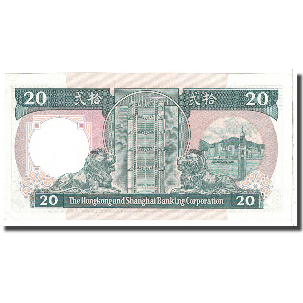 Banconote, Hong Kong, 20 Dollars, 1986, 1986-01-01, KM:192a, FDS