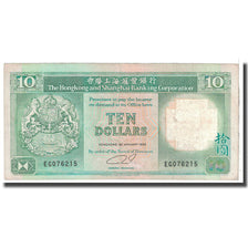 Banknote, Hong Kong, 10 Dollars, 1980, 1980-01-01, KM:191c, EF(40-45)