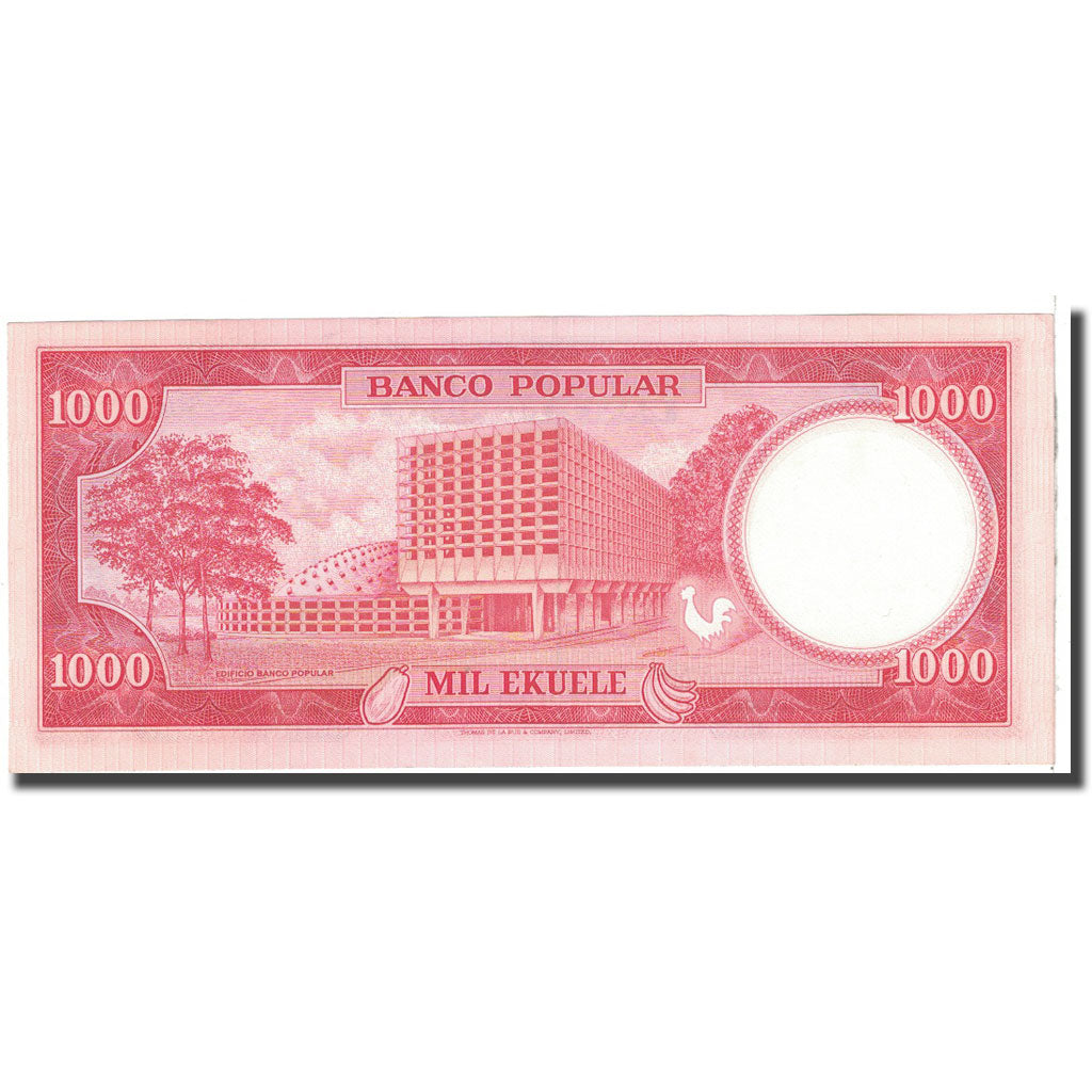 Banknote, Equatorial Guinea, 1000 Ekuele, 1975, 1975-07-07, KM:8, UNC(65-70)