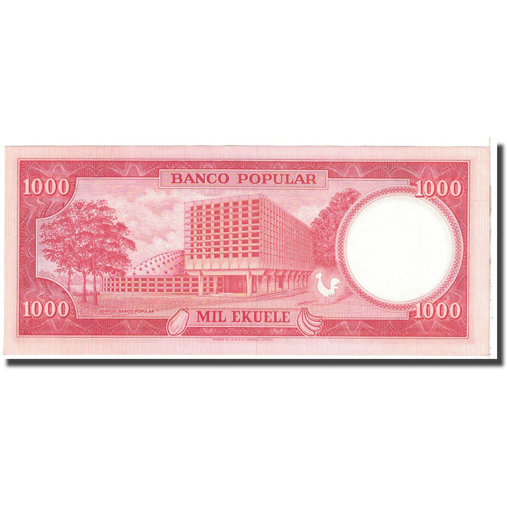 Banknote, Equatorial Guinea, 1000 Ekuele, 1975, 1975-07-07, KM:8, UNC(65-70)