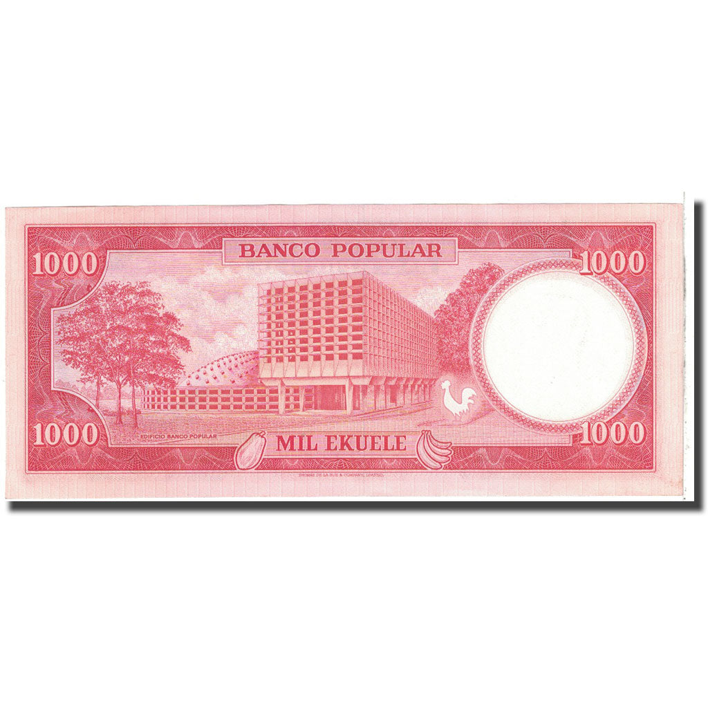 Banknote, Equatorial Guinea, 1000 Ekuele, 1975, 1975-07-07, KM:8, UNC(65-70)