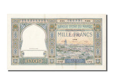 Morocco, 1000 Francs, 1945, 1946-03-01, EF(40-45), T 216