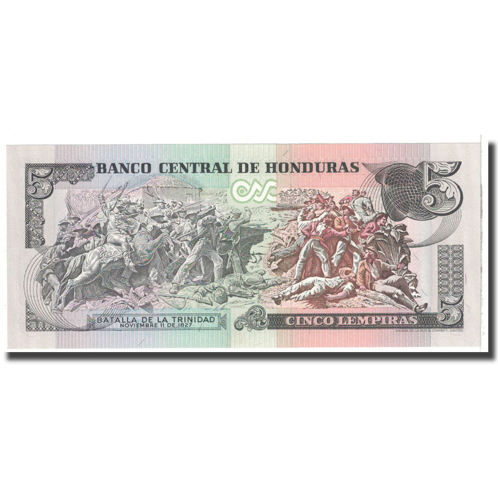 Banconote, Honduras, 5 Lempiras, 1980, 1980-05-08, KM:63a, FDS