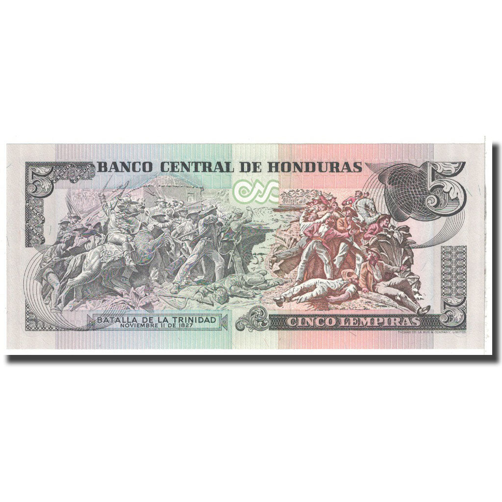 Billet, Honduras, 5 Lempiras, 1980, 1980-05-08, KM:63a, NEUF