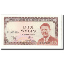 Billete, 10 Sylis, 1971, Guinea, KM:16, UNC