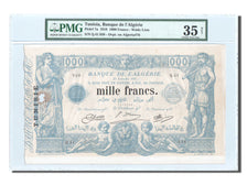 Banknote, Tunisia, 1000 Francs, 1918, 1918-11-21, KM:7a, graded, PMG