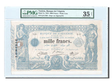Biljet, Tunisië, 1000 Francs, 1918, 1918-11-21, KM:7a, Gegradeerd, PMG
