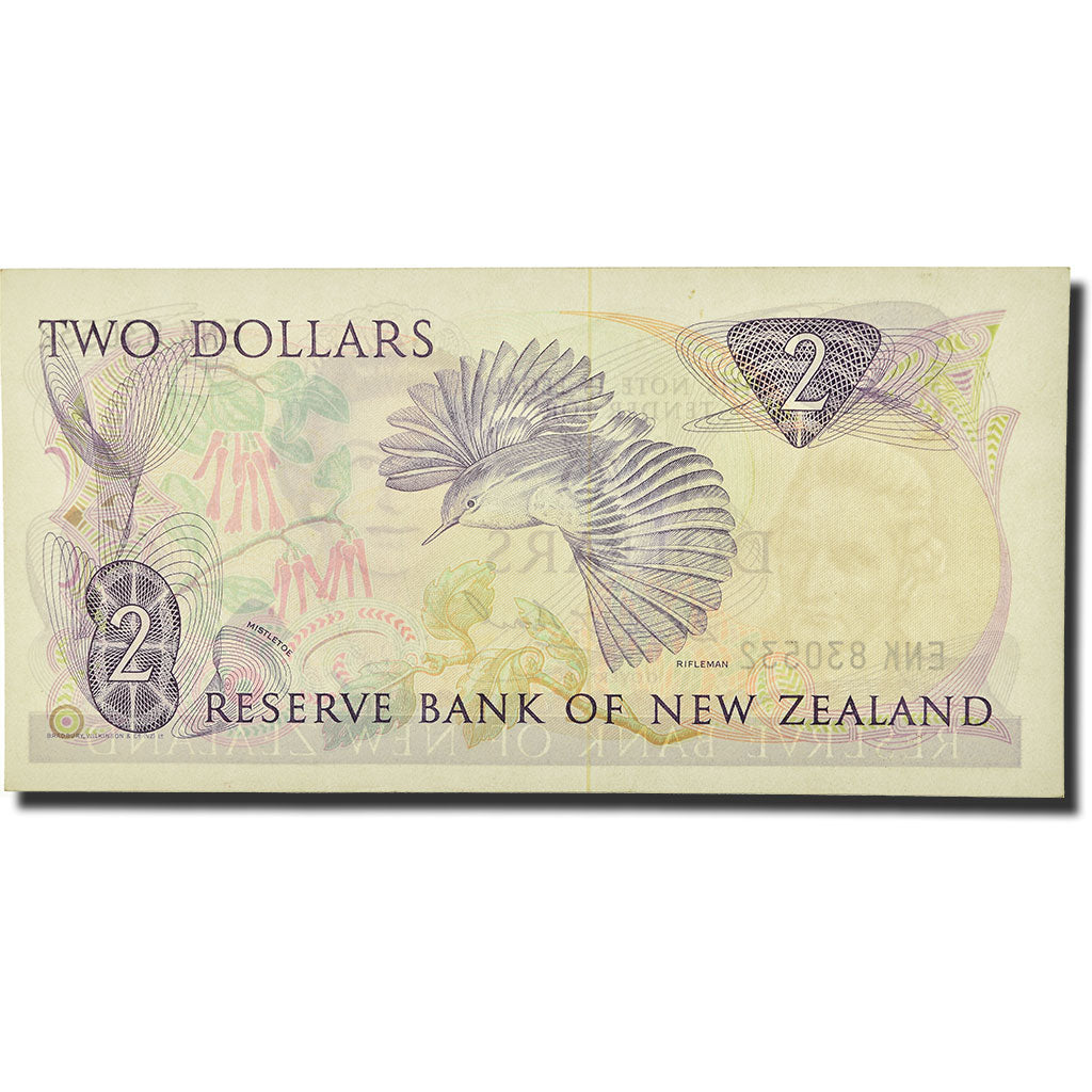 Banknote, New Zealand, 2 Dollars, 1989, KM:170c, UNC(65-70)