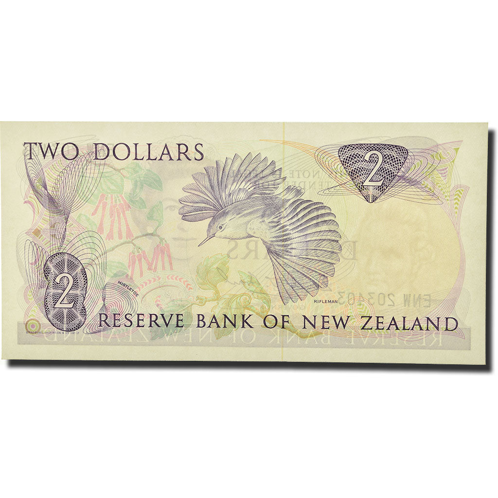 Banknote, New Zealand, 2 Dollars, 1989, KM:170c, UNC(65-70)