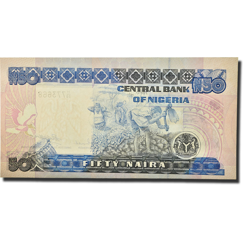 Banknote, Nigeria, 50 Naira, 1991, KM:27b, UNC(65-70)