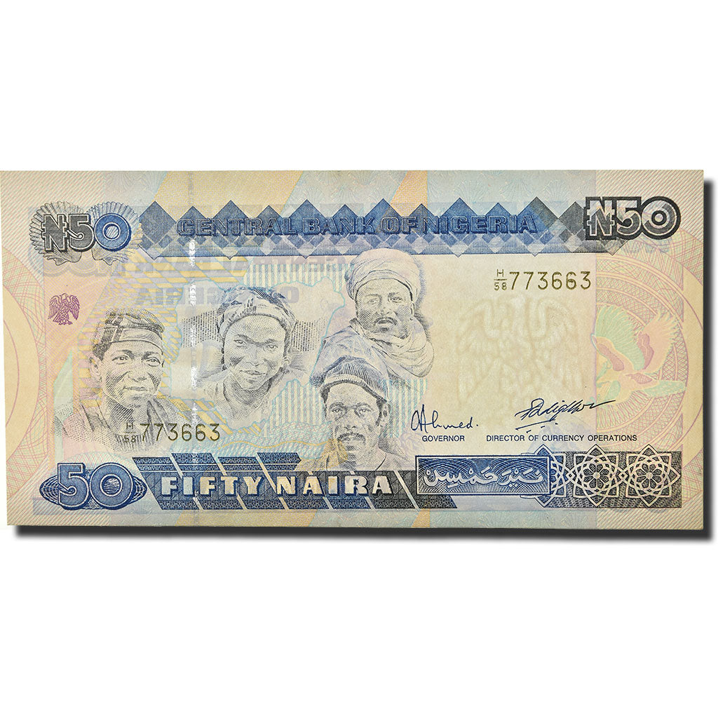 Banknote, Nigeria, 50 Naira, 1991, KM:27b, UNC(63)