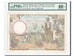 Billete, 1000 Francs, 1941, Túnez, KM:20a, 1941-08-18, graded, PMG