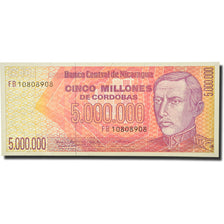 Banknote, Nicaragua, 5 Million Córdobas, 1990, KM:165, UNC(65-70)