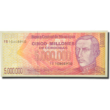Banknote, Nicaragua, 5 Million Córdobas, 1990, KM:165, UNC(65-70)