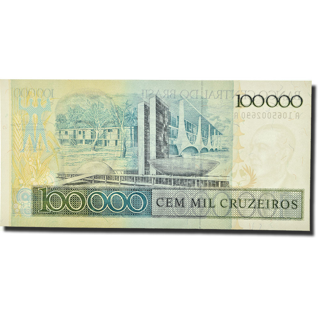 Geldschein, Brasilien, 100,000 Cruzeiros, 1985, KM:205a, UNZ
