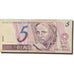 Banknote, Brazil, 5 Reais, 1994, KM:244d, EF(40-45)