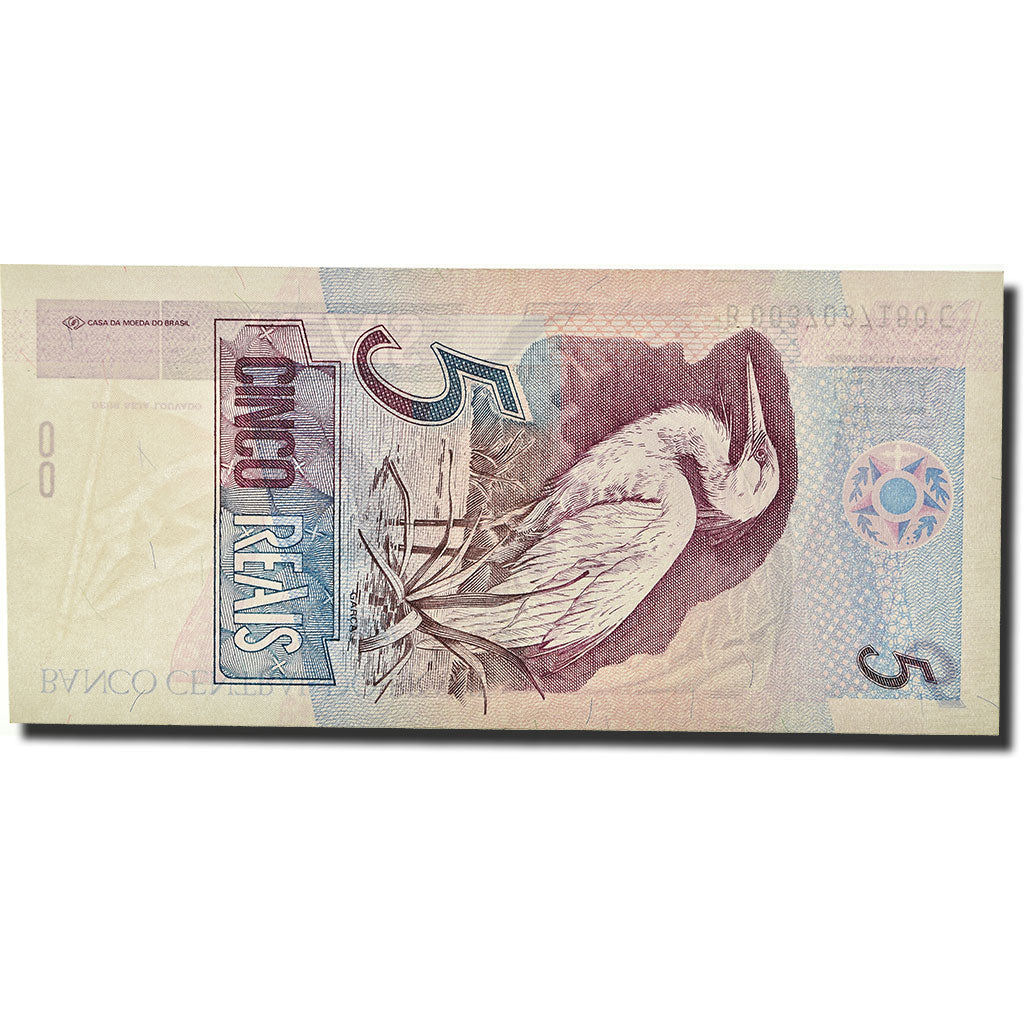 Banknote, Brazil, 5 Reais, 1994, KM:244d, UNC(63)