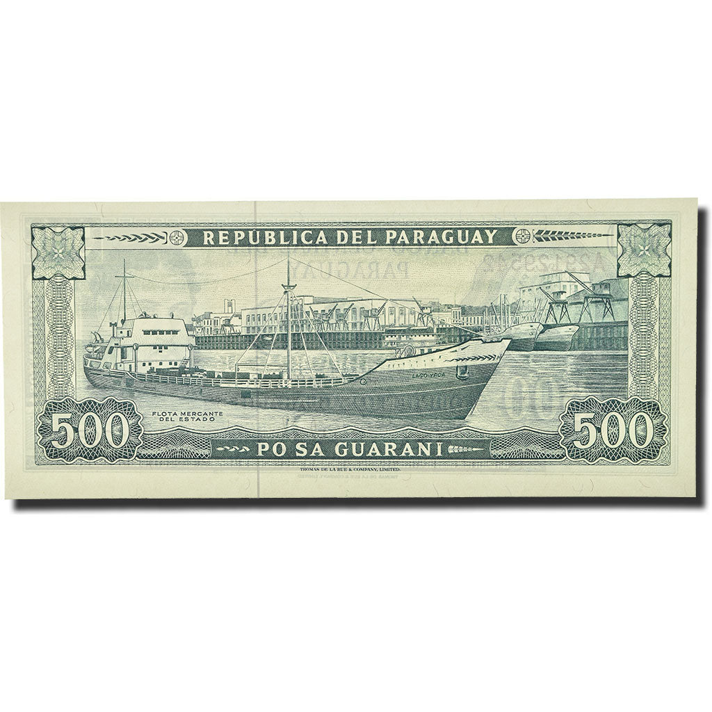 Banknote, Paraguay, 500 Guaranies, 1990, KM:206, UNC(65-70)