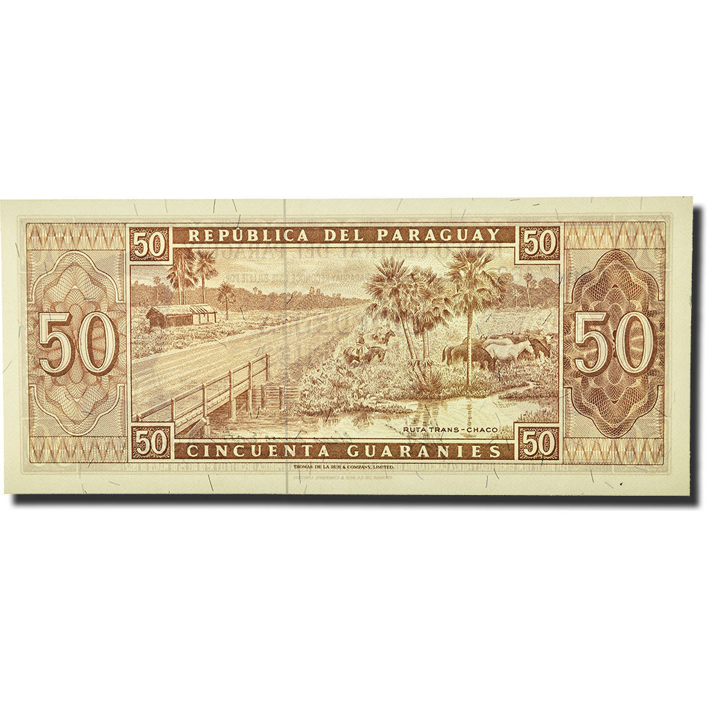 Banknote, Paraguay, 50 Guaranies, KM:197b, UNC(65-70)