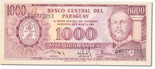 Banknote, Paraguay, 1000 Guaranies, 1982, KM:207, UNC(65-70)