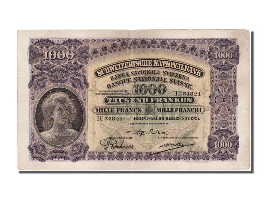 Suisse, 1000 Francs seconde émission