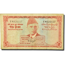 Banknote, Pakistan, 5 Rupees, 1972, KM:20a, EF(40-45)