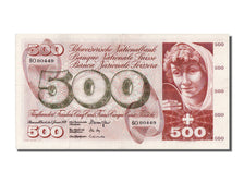 Banknote, Switzerland, 500 Franken, 1970, 1970-01-05, AU(50-53)